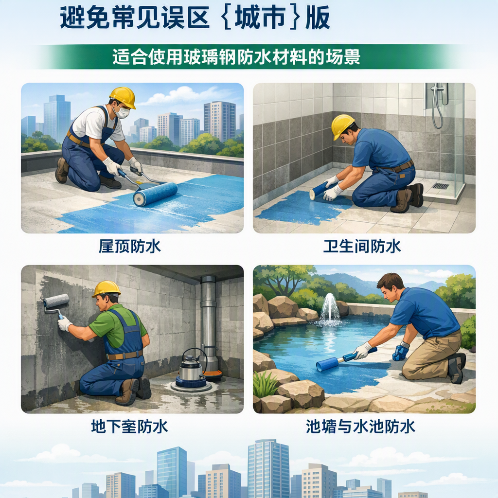 玻璃钢防水材料施工注意事项,避免常见误区 扬州 版