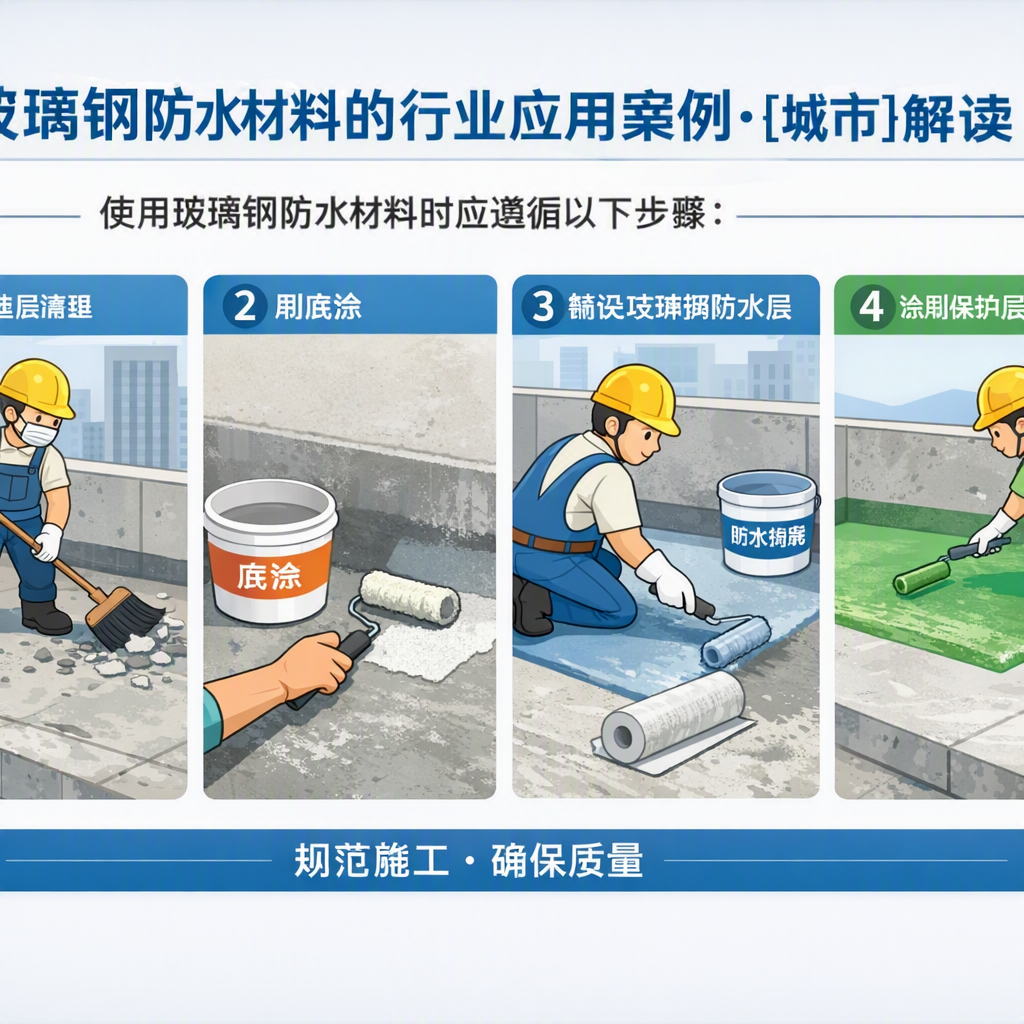 玻璃钢防水材料的行业应用案例,扬州解读