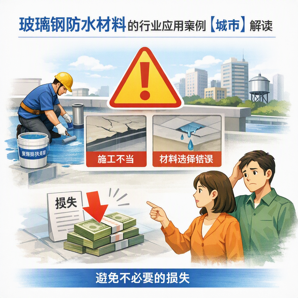 玻璃钢防水材料的行业应用案例,扬州解读
