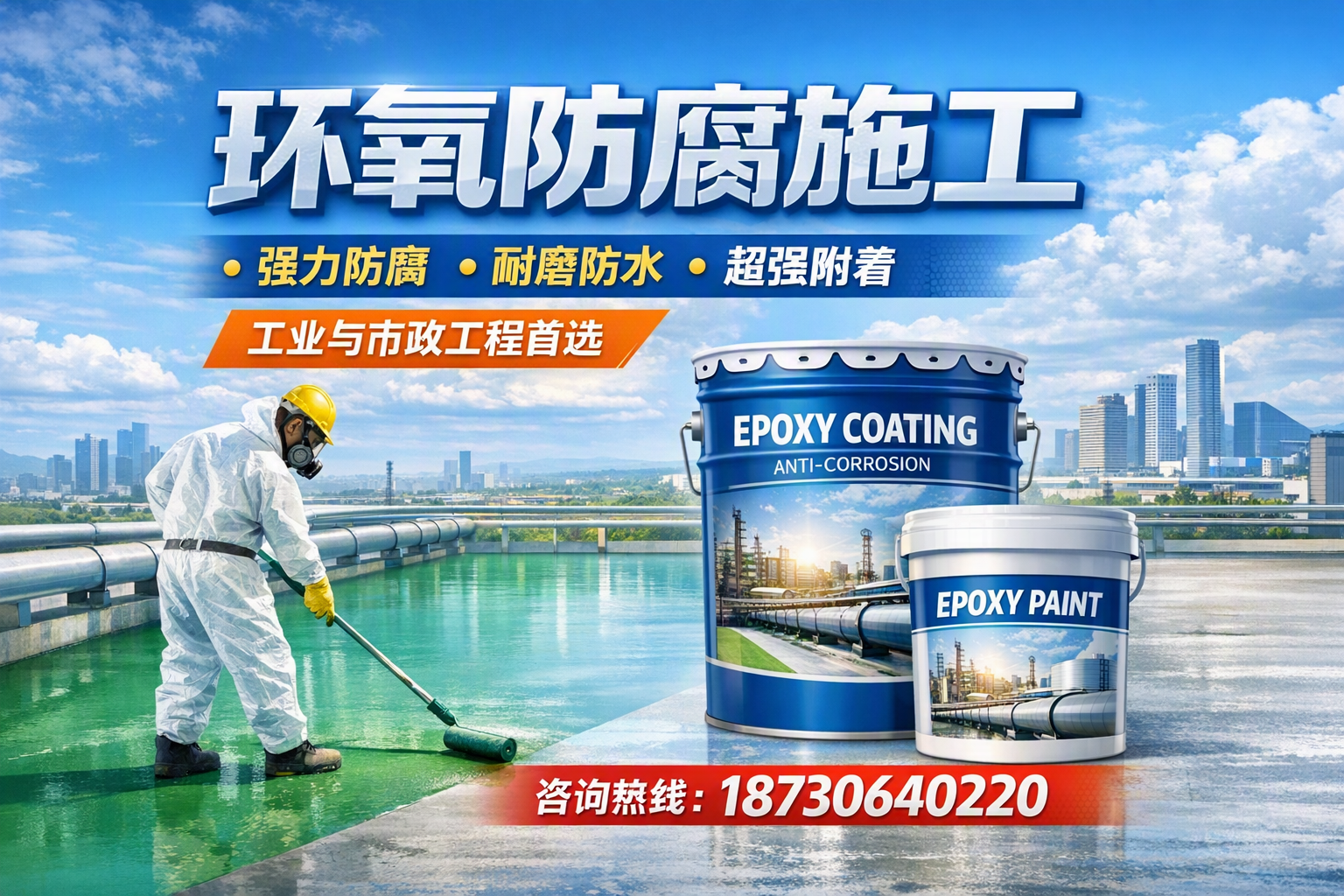 在 扬州 进行环氧防腐施工的注意事项
