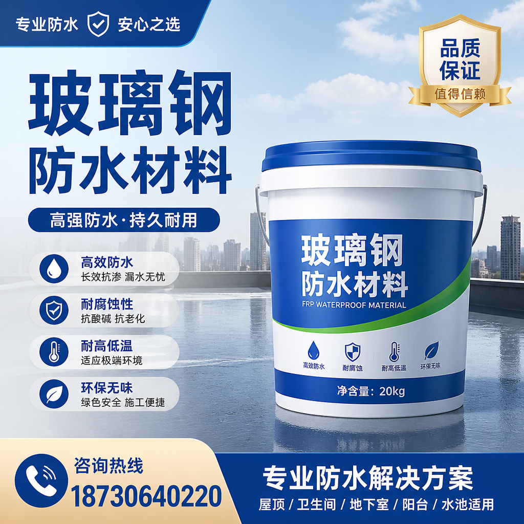 了解玻璃钢防水材料的市场趋势,扬州 企业不可不知